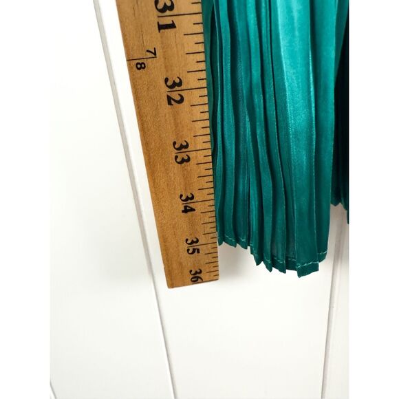 Anthropologie Current Air $138 Alyce Mini Dress Turquoise Blue Green Ruched XSP - Picture 5 of 12
